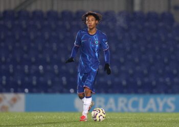 - Chelsea U21, U 21 v Derby County U21, Premier League Cup, Kingsmeadow Stadium, Kingston upon Thames, London, UK - 31st January 2025. C Daniel Weir / Crystal Pix Kiano Dyer of Chelsea U21. - Chelsea U21 v Derby County U21, Premier League Cup, Kingsmeadow Stadium, Kingston upon Thames, London, UK - 31st January 2025. C Daniel Weir / Crystal Pix London Kingsmeadow UK Copyright: xDanxWeirx CP_Chelsea_U21_Derby_U21_01