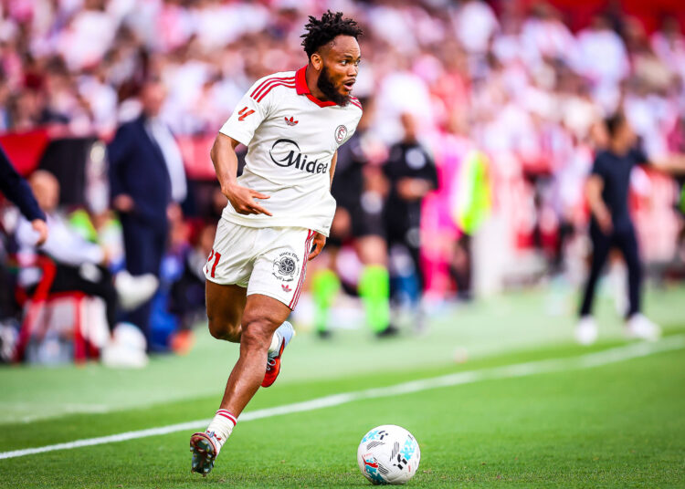 May 9, 2026, Sevilla, Spain, Spain: Chidera EJUKE of Sevilla FC during the LaLiga match between Sevilla FC and RCD Espanyol de Barcelona at Ramon Sanchez-Pizjuan Stadium on May 09, 2026 in Sevilla, Spain. Rafael Roman Sevilla Spain - ZUMAm308 20260509_zsp_m308_008 Copyright: xMatthieuxMirvillex