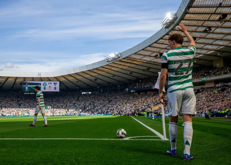 RECORD DATE NOT STATED 23rd May 2026 Hampden Park, Glasgow, Scotland Scottish Cup Final Football, Celtic versus Dunfermline Arne Engels of Celtic VagelisxGeorgariou