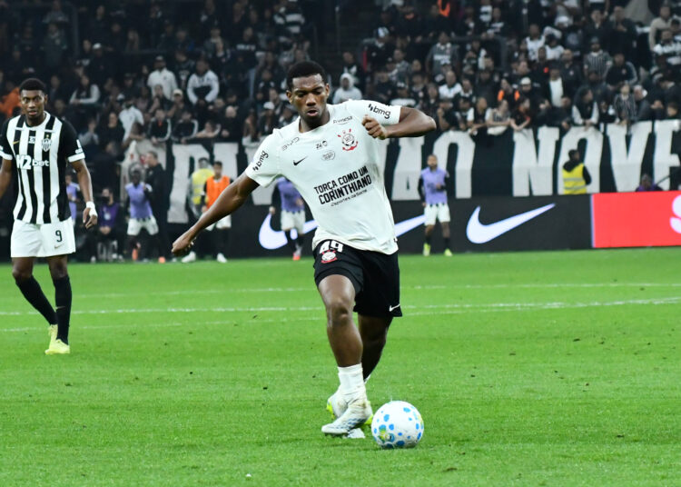 Corinthians v Atletico-MG: Brasileirao Serie A SoO PAULO, BRAZIL - MAY 24: Andre of Corinthians during the Brasileirao Serie A match between Corinthians and Atletico-MG at Neoquimica Arena on May 24, 2026 in Sao Paulo, Brazil. Photo by Leandro Bernardes/PxImages Sao Paulo Neoquimica Arena Sao Paulo, Brazil Brazil Copyright: xLeandroxBernardesx