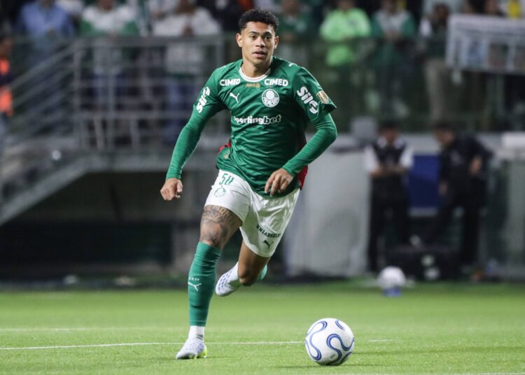 Palmeiras and Junior Barranquilla for the Conmebol Libertadores Luis Pacheco of Palmeiras during the match against Junior Barranquilla for the last round of the group stage of the Copa Libertadores, at Allianz Parque, west side of Sao Paulo, this Thursday, May 28, 2026. Sao Paulo Sao Paulo Brasil Copyright: xMarinaxUezimax